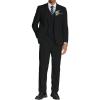 imageCOOFANDY Mens 3 Piece Linen Suits Casual Lightweight Blazer Jackets Vest Pants Set for Wedding Business PromBlack