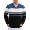 Stripe-blue&black&white