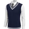 Navy Blue & White Stripe