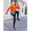 imageCOOFANDY Long Sleeve Shirts for Men Moisture Wicking Activewear TShirts Sun Protection ShirtsOrange