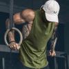 imageCOOFANDY Men Workout Tank Top 2 Pack Gym Bodybuilding Sleeveless Muscle T ShirtsArmy Green1pcs