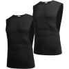 imageCOOFANDY Men Workout Tank Top 2 Pack Gym Bodybuilding Sleeveless Muscle T ShirtsBlackBlack2pcs