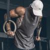 imageCOOFANDY Men Workout Tank Top 2 Pack Gym Bodybuilding Sleeveless Muscle T ShirtsBlackDark Grey2pcs
