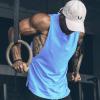 imageCOOFANDY Men Workout Tank Top 2 Pack Gym Bodybuilding Sleeveless Muscle T ShirtsBlackLight Blue2pcs