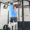 imageCOOFANDY Men Workout Tank Top 2 Pack Gym Bodybuilding Sleeveless Muscle T ShirtsBlackLight Blue2pcs