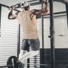 imageCOOFANDY Men Workout Tank Top 2 Pack Gym Bodybuilding Sleeveless Muscle T ShirtsBlackLight Khaki2pcs