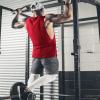 imageCOOFANDY Men Workout Tank Top 2 Pack Gym Bodybuilding Sleeveless Muscle T ShirtsBlackRed2pcs