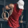 imageCOOFANDY Men Workout Tank Top 2 Pack Gym Bodybuilding Sleeveless Muscle T ShirtsBlackWine Red2pcs