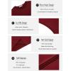 imageCOOFANDY Men Workout Tank Top 2 Pack Gym Bodybuilding Sleeveless Muscle T ShirtsBlackWine Red2pcs
