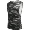 imageCOOFANDY Men Workout Tank Top 2 Pack Gym Bodybuilding Sleeveless Muscle T ShirtsCamo Black