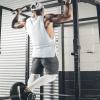 imageCOOFANDY Men Workout Tank Top 2 Pack Gym Bodybuilding Sleeveless Muscle T ShirtsWhite1pcs