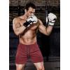 imageCOOFANDY Mens 2 Pack Gym Workout Shorts Quick Dry Athletic Shorts 5 Inch Lightweight Sports Running Shorts with Pockets3 Pack BlackWine RedGrey