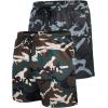 imageCOOFANDY Mens 2 Pack Gym Workout Shorts Quick Dry Athletic Shorts 5 Inch Lightweight Sports Running Shorts with PocketsArmy Green CamoGrey Camo
