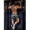 imageCOOFANDY Mens 2 Pack Gym Workout Shorts Quick Dry Athletic Shorts 5 Inch Lightweight Sports Running Shorts with PocketsArmy Green CamoGrey Camo