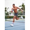 imageCOOFANDY Mens 2 Pack Gym Workout Shorts Quick Dry Athletic Shorts 5 Inch Lightweight Sports Running Shorts with PocketsBlackGrey Camo