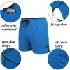 imageCOOFANDY Mens 2 Pack Gym Workout Shorts Quick Dry Athletic Shorts 5 Inch Lightweight Sports Running Shorts with PocketsDark GrayLight Blue
