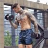 imageCOOFANDY Mens 2 Pack Running Shorts 2 in 1 Workout Shorts Quick Dry Gym Training Athletic Jogger with Phone Pockets2pack Blacknavy Blue