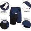 imageCOOFANDY Mens 2 Pack Running Shorts 2 in 1 Workout Shorts Quick Dry Gym Training Athletic Jogger with Phone Pockets2pack Blacknavy Blue