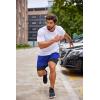 imageCOOFANDY Mens 2 Pack Running Shorts 2 in 1 Workout Shorts Quick Dry Gym Training Athletic Jogger with Phone Pockets2pack Orangeroyal Blue