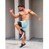 imageCOOFANDY Mens 2 Pack Running Shorts 2 in 1 Workout Shorts Quick Dry Gym Training Athletic Jogger with Phone Pockets2packsky Bluedark Grey