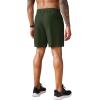 imageCOOFANDY Mens 2 Pack Workout Gym Shorts 7 Inch  5 Inch Athletic Shorts Lightweight Casual Jogger Short with Zipper PocketsBlack  Army Green