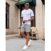 imageCOOFANDY Mens 2 Pack Workout Gym Shorts 7 Inch  5 Inch Athletic Shorts Lightweight Casual Jogger Short with Zipper PocketsBlack  Grey