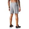 imageCOOFANDY Mens 2 Pack Workout Gym Shorts 7 Inch  5 Inch Athletic Shorts Lightweight Casual Jogger Short with Zipper PocketsGrey  Black