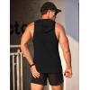 imageCOOFANDY Mens 2 Pack Workout Hooded Tank Tops Bodybuilding Muscle Cut Off T Shirt Sleeveless Gym HoodiesUsa Flag2