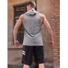 imageCOOFANDY Mens 2 Pack Workout Hooded Tank Tops Bodybuilding Muscle Cut Off T Shirt Sleeveless Gym HoodiesUsa Flag2
