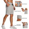 imageCOOFANDY Mens 3 Pack Athletic Running Shorts Gym Workout Short Quick Dry Sports Short with PocketsBlackWhiteGrey 1 Pack of 3