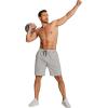 imageCOOFANDY Mens 3 Pack Athletic Running Shorts Gym Workout Short Quick Dry Sports Short with PocketsBlackWhiteGrey 1 Pack of 3