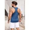 imageCOOFANDY Mens 3 Pack Gym Tank Tops YBack Workout Muscle Tee Sleeveless Fitness Bodybuilding T Shirts01blackBlueDark Grey