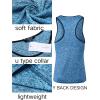 imageCOOFANDY Mens 3 Pack Gym Tank Tops YBack Workout Muscle Tee Sleeveless Fitness Bodybuilding T ShirtsBlackBlueNavy Blue