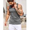 imageCOOFANDY Mens 3 Pack Gym Tank Tops YBack Workout Muscle Tee Sleeveless Fitness Bodybuilding T ShirtsBlackWhiteGrey