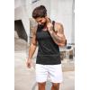 imageCOOFANDY Mens 3 Pack Gym Tank Tops YBack Workout Muscle Tee Sleeveless Fitness Bodybuilding T ShirtsKhakiArmy GreenBlack