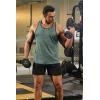 imageCOOFANDY Mens 3 Pack Gym Tank Tops YBack Workout Muscle Tee Sleeveless Fitness Bodybuilding T ShirtsKhakiArmy GreenBlack