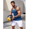 imageCOOFANDY Mens 3 Pack Gym Tank Tops YBack Workout Muscle Tee Sleeveless Fitness Bodybuilding T ShirtsRedBlackNavy Blue