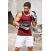imageCOOFANDY Mens 3 Pack Gym Tank Tops YBack Workout Muscle Tee Sleeveless Fitness Bodybuilding T ShirtsRedBlackNavy Blue