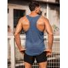 imageCOOFANDY Mens 3 Pack Gym Tank Tops YBack Workout Muscle Tee Training Bodybuilding Fitness Sleeveless T Shirts3 PackblackNavy BlueRoyal Blue