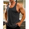 imageCOOFANDY Mens 3 Pack Gym Tank Tops YBack Workout Muscle Tee Training Bodybuilding Fitness Sleeveless T Shirts3 PackblackNavy BlueRoyal Blue