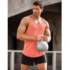 imageCOOFANDY Mens 3 Pack Gym Tank Tops YBack Workout Muscle Tee Training Bodybuilding Fitness Sleeveless T Shirts3 PackgreenOrange RedSky Blue