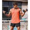 imageCOOFANDY Mens 3 Pack Gym Tank Tops YBack Workout Muscle Tee Training Bodybuilding Fitness Sleeveless T Shirts3 PackgreenOrange RedSky Blue