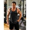 imageCOOFANDY Mens 3 Pack Gym Tank Tops YBack Workout Muscle Tee Training Bodybuilding Fitness Sleeveless T Shirts3 Packlight RedBlueBlack
