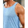 imageCOOFANDY Mens 3 Pack Gym Tank Tops YBack Workout Muscle Tee Training Bodybuilding Fitness Sleeveless T Shirts3 Packlight RedBlueBlack