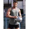 imageCOOFANDY Mens 3 Pack Quick Dry Workout Tank Top Gym Muscle Tee Fitness Bodybuilding Sleeveless T Shirt04blackGrayNavy Blue