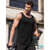 imageCOOFANDY Mens 3 Pack Quick Dry Workout Tank Top Gym Muscle Tee Fitness Bodybuilding Sleeveless T Shirt04blackGrayNavy Blue