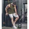 imageCOOFANDY Mens 3 Pack Quick Dry Workout Tank Top Gym Muscle Tee Fitness Bodybuilding Sleeveless T Shirt05blackWhiteArmy Green