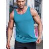 imageCOOFANDY Mens 3 Pack Quick Dry Workout Tank Top Gym Muscle Tee Fitness Bodybuilding Sleeveless T ShirtBlack Navy Blue Blue