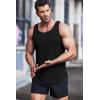 imageCOOFANDY Mens 3 Pack Quick Dry Workout Tank Top Gym Muscle Tee Fitness Bodybuilding Sleeveless T ShirtBlackBlackBlack