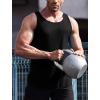imageCOOFANDY Mens 3 Pack Quick Dry Workout Tank Top Gym Muscle Tee Fitness Bodybuilding Sleeveless T ShirtBlackBlackBlack